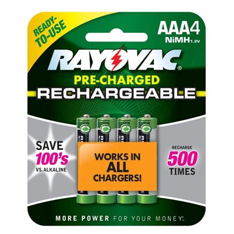 are rayovac rechargable aaa batteries a nimh battery
